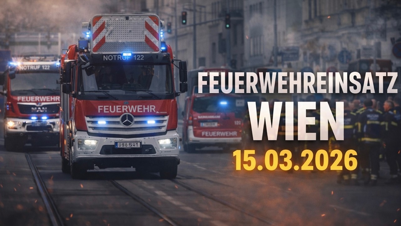 FEUERWEHREINSATZ WIEN | Zimmerbrand 15.03.2026