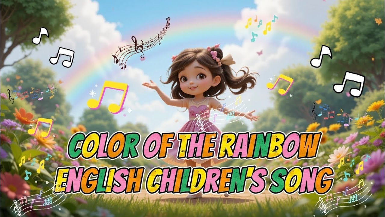 COLOR OF THE RAINBOW - ENGLISH CHILDREN'S SONG