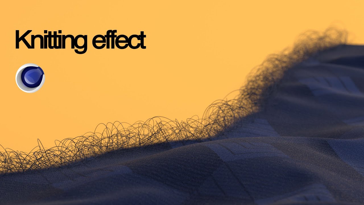 Cloth Knitting effect in Cinema 4D and Octane