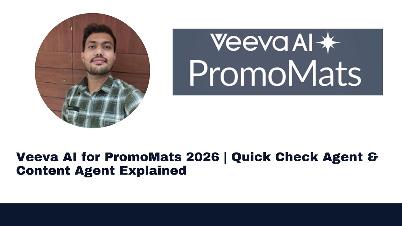 Veeva AI for PromoMats Quick Check Agent and Content Agent || 2026