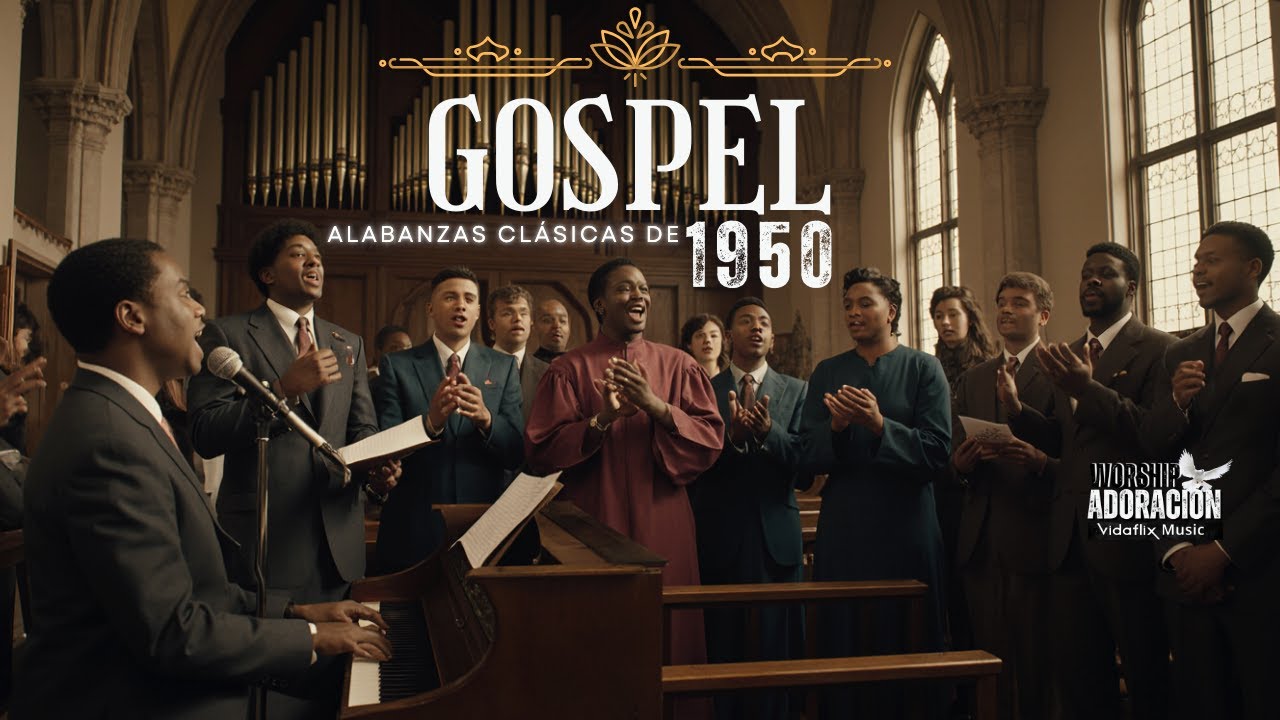 GOSPEL 1950 | Alabanzas Cristianas Clásicas de Fe y Esperanza | Música de Adoración Antigua