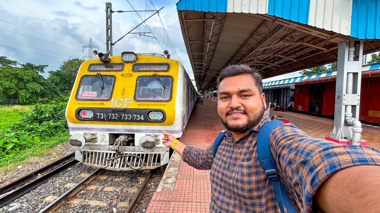 Howrah To Balichak Journey Vlog By Local Train.