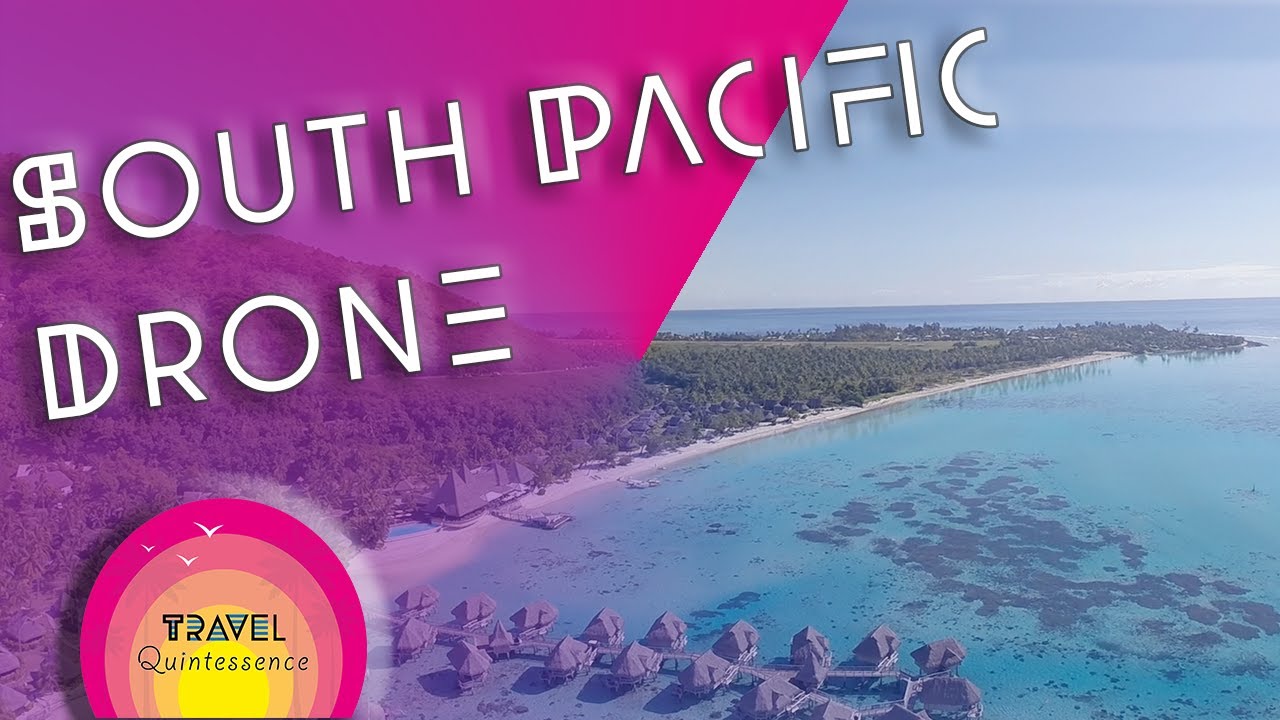 Drone Launch over French Polynesia Ocean