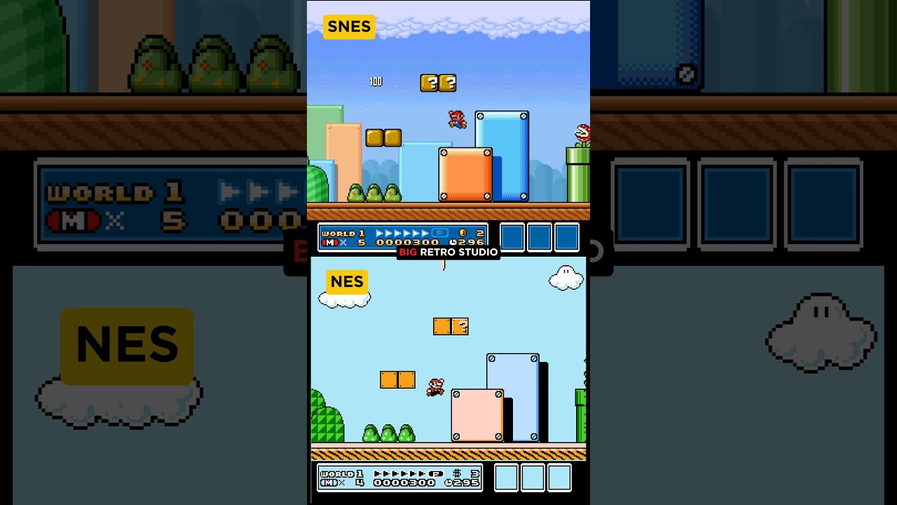 Super Mario Bros 3 - SNES vs NES