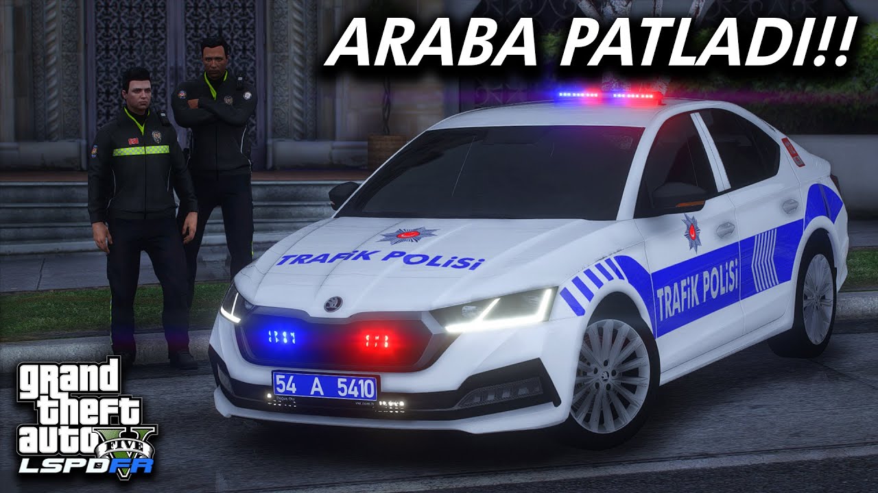 MÜDÜRÜN SKODA İLE DEVRİYE ! - GTA 5 TRAFİK POLİSİ MODU - LSPDFR