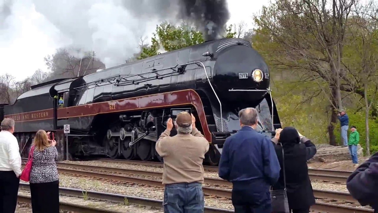 N&W 611 Steam Train Asheville, NC