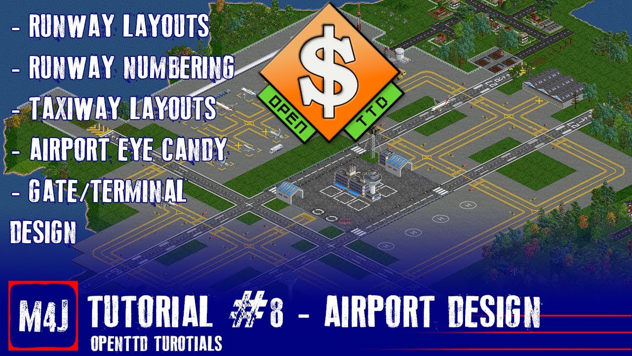 OpenTTD JGR Tutorials | #8 | Airport Design