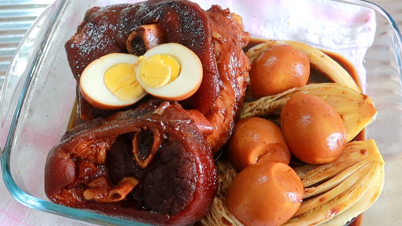 BRAISED PORK LEG | PORK LEG RECIPE | HOME COOKING | #simplychris