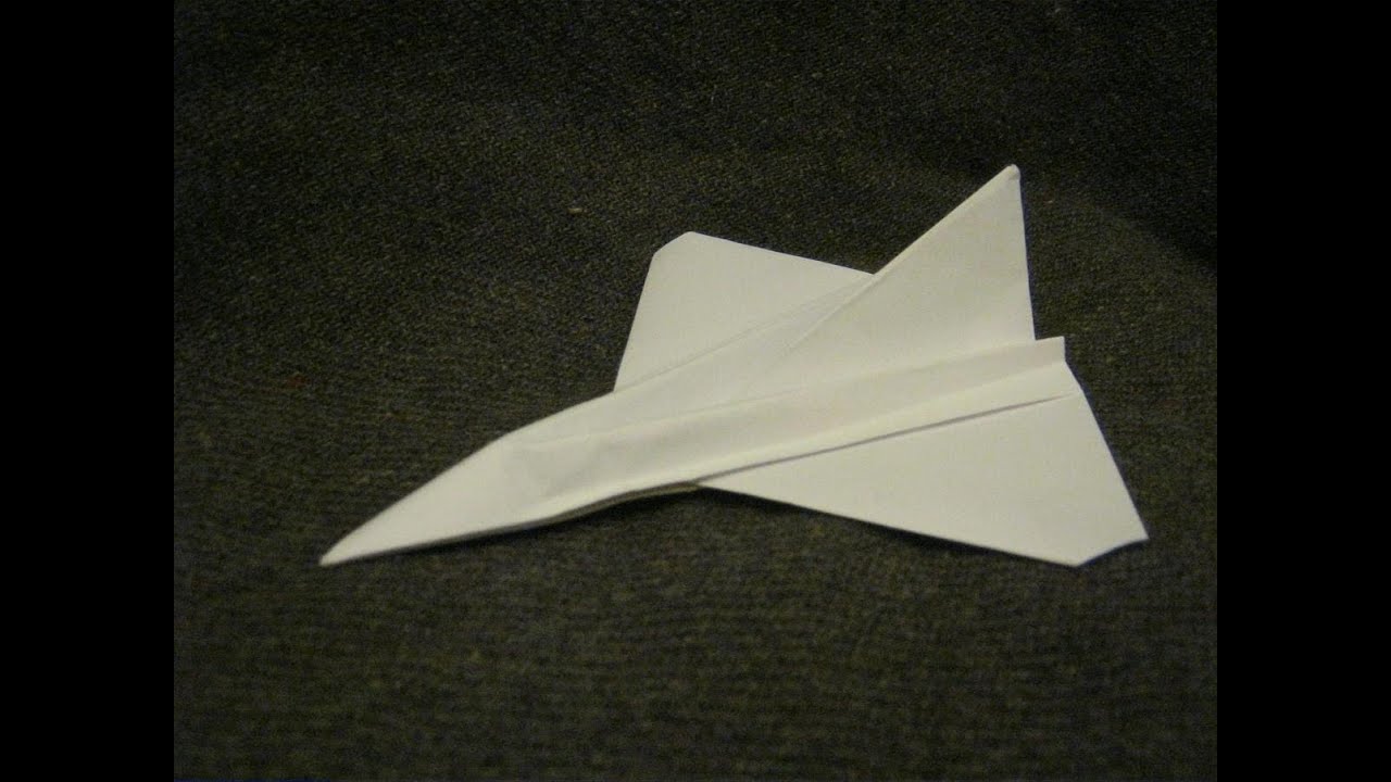 Flying Paper Aircraft  - Jet Plane