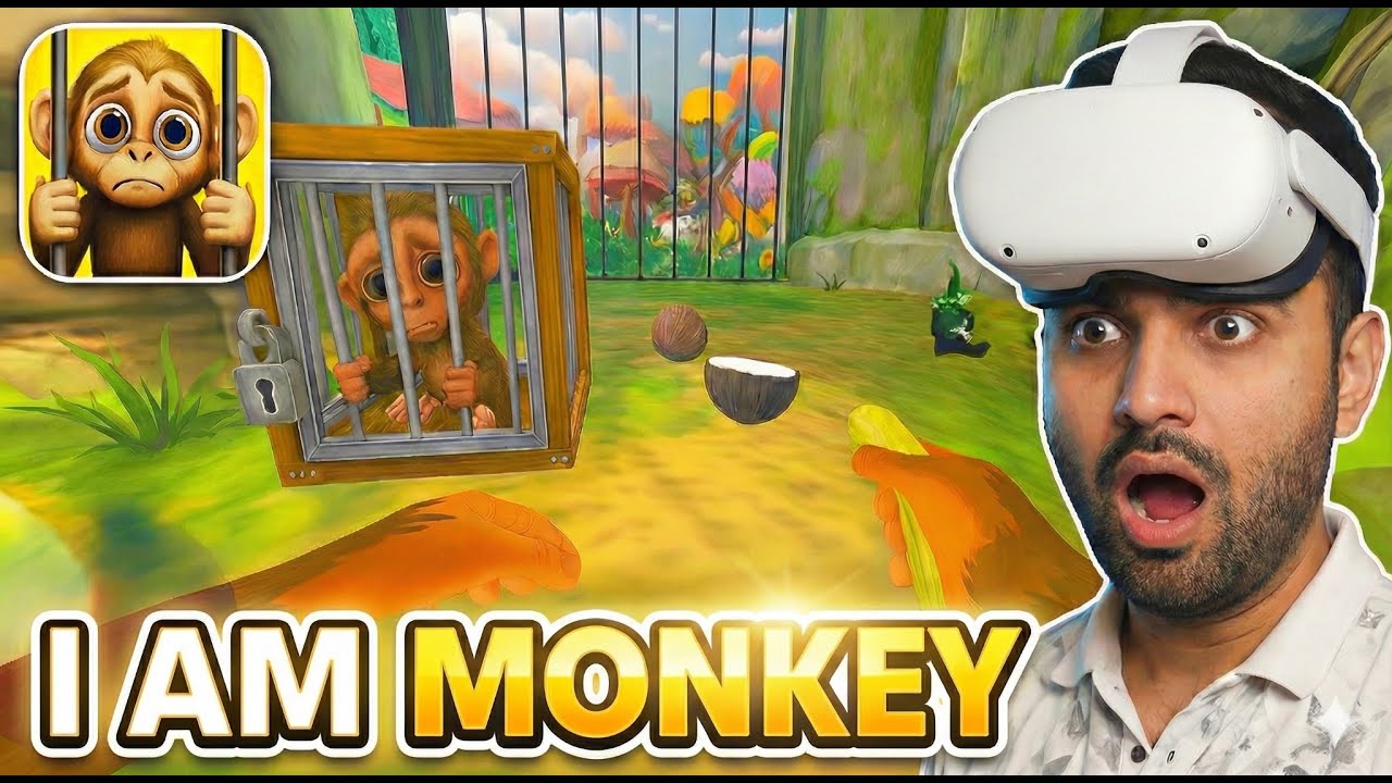 I AM MONKEY VR Gameplay | Funniest Security Moments & Full Game Walkthrough 😂🐒