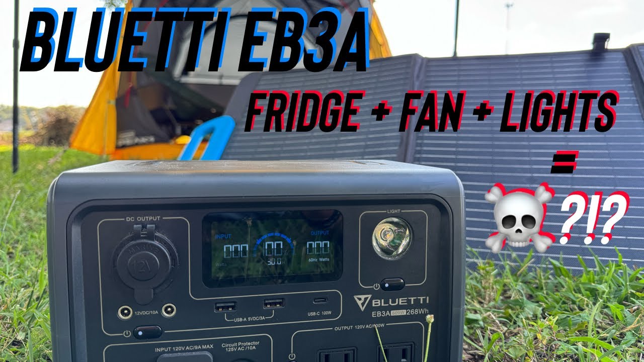 Я организовал свой кемпинг на трассе Bluetti EB3A – вот что произошло 💯