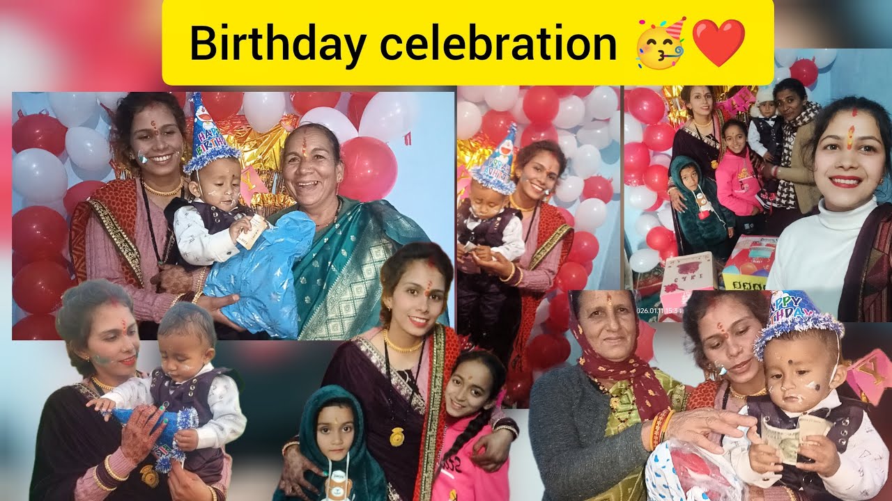 Birthday celebration part 2🥳🎂 baby ka 1st birthday #birthday #vlogs 