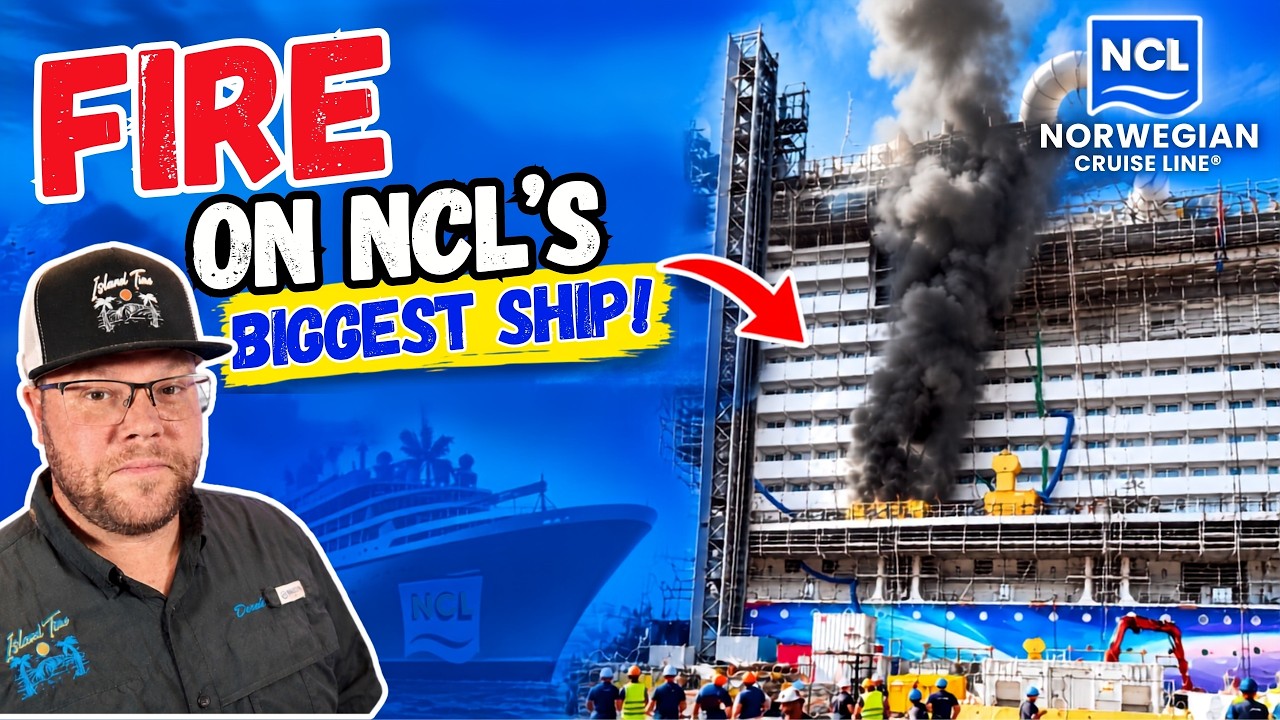 ПОЖАР на КРУПНЕЙШЕМ круизном лайнере NCL! + Отключение электричества и протечка воды на лайнерах ...