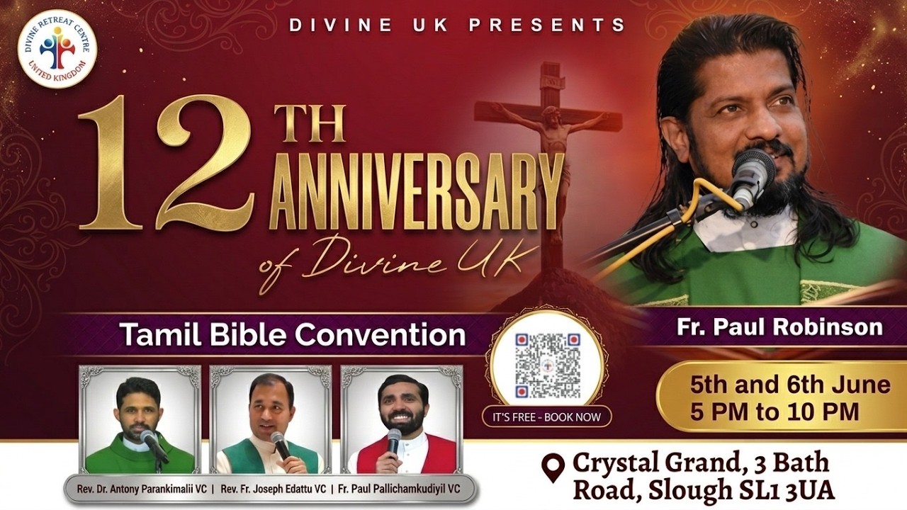 (LIVE) 12th Anniversary Tamil Bible Convention & Healing Service (5 June 2026)