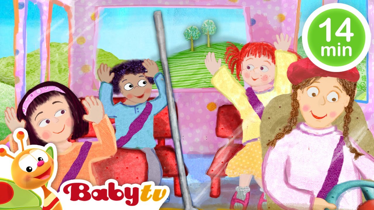 Las ruedas del autobús 🚌 | Rimas de jardín y canciones para niños 🎵 | @BabyTVSP