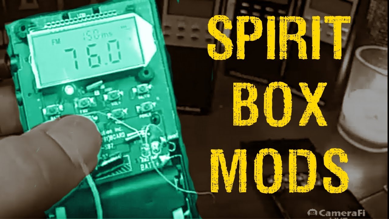 Ghost Adventures Spirit Box Mod [EASY] plus other (((EPIC))) Spirit Box Mods
