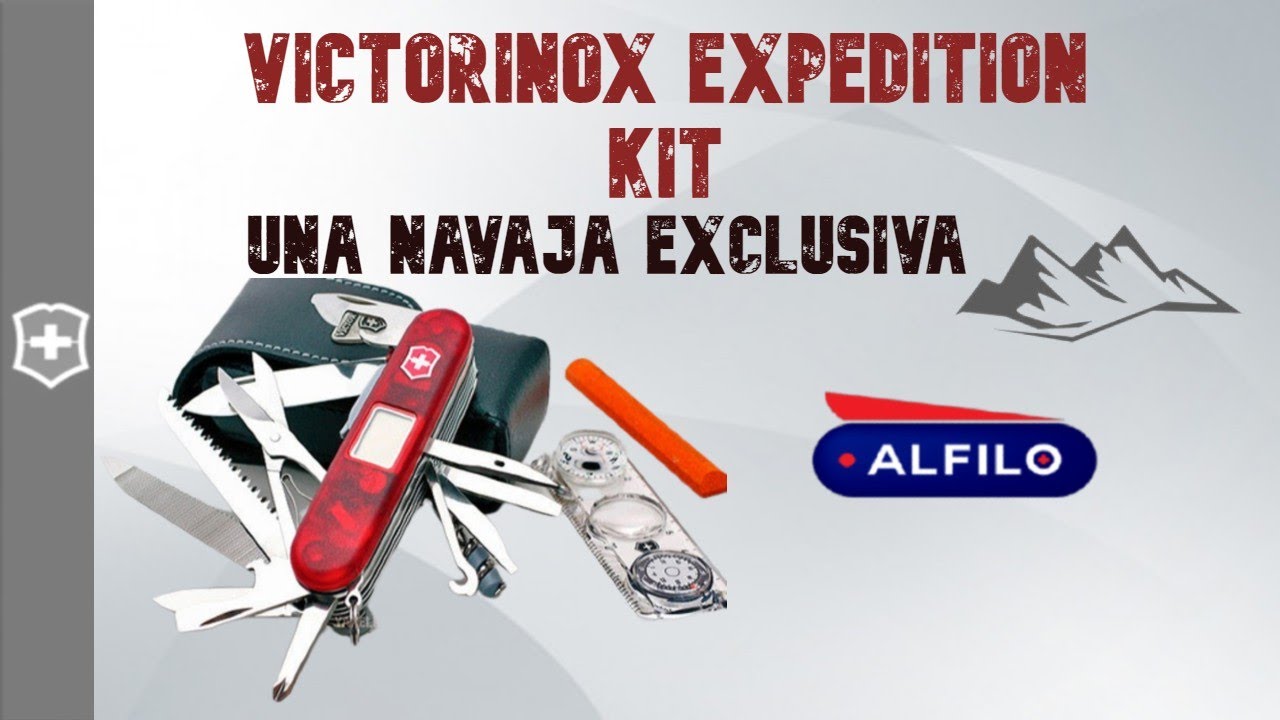 VICTORINOX EXPEDITION KIT, LA MEJOR NAVAJA CON RELOJ DIGITAL!!!