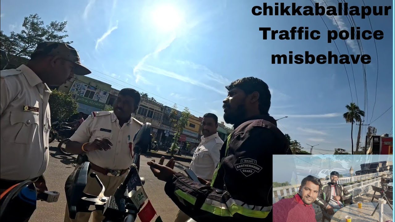 Nandi hills # Isha adiyogi # chikkaballapur  Traffic police misbehave #