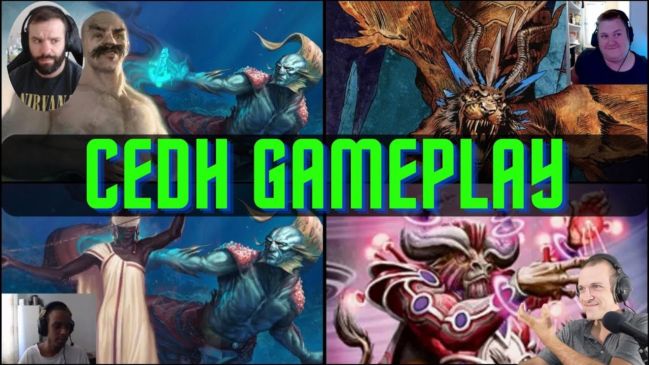 Magar vs Vadrok vs Thrasios and Bruse vs Thrasios and Tymna cEDH Gameplay
