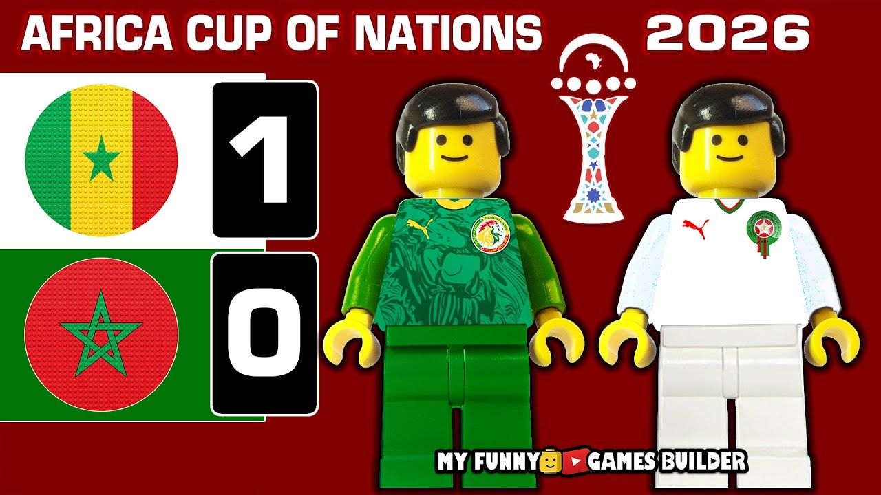 CAF Africa Cup of Nations Final 2026 🏆 Senegal vs Morocco 1-0 Goals Highlights lego