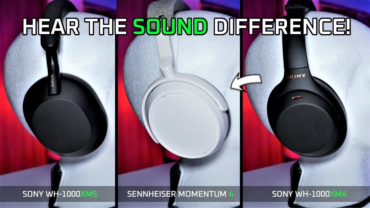 Sennheiser Momentum 4 vs Sony WH-1000XM4 vs WH-1000XM5 Сравнение звука 🔥 (Русские субтитры)