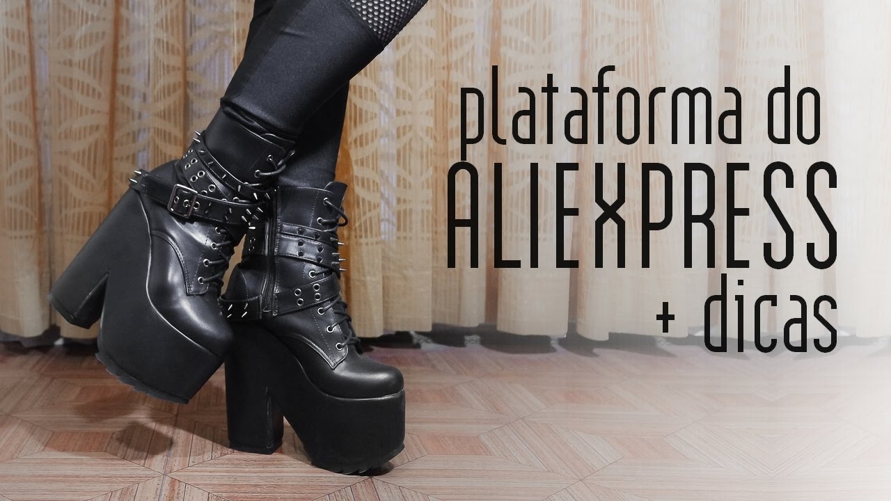 Bota Plataforma do Aliexpress | Como Comprar + Dicas e Unboxing