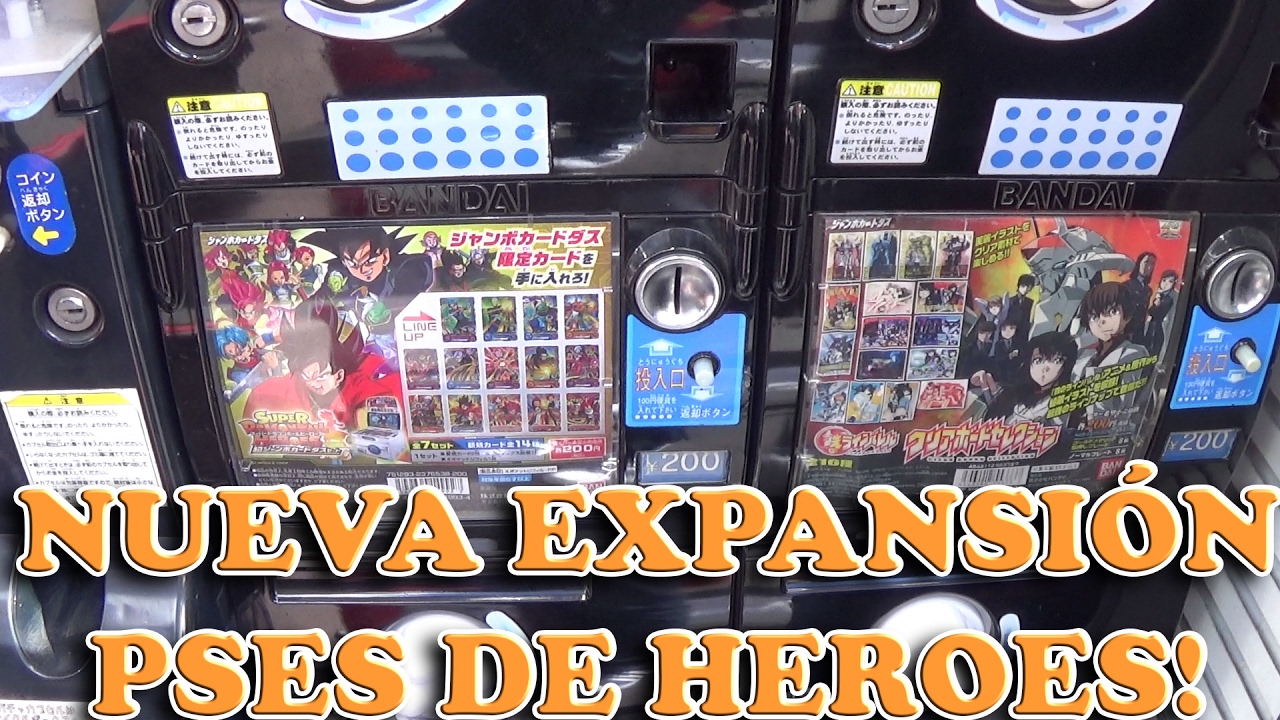 Super Dragon Ball Heroes - Colección completa PSES, sacando cartas de la máquina!