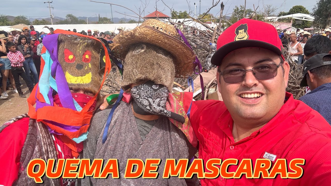 Quema de mascaras en Tepahui Fariseos 2024 - Maleno