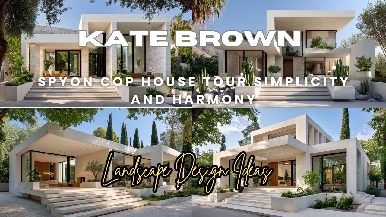 Kate Brown Spyon Cop House Tour Simplicity and Harmony with Landscape Design Ideas