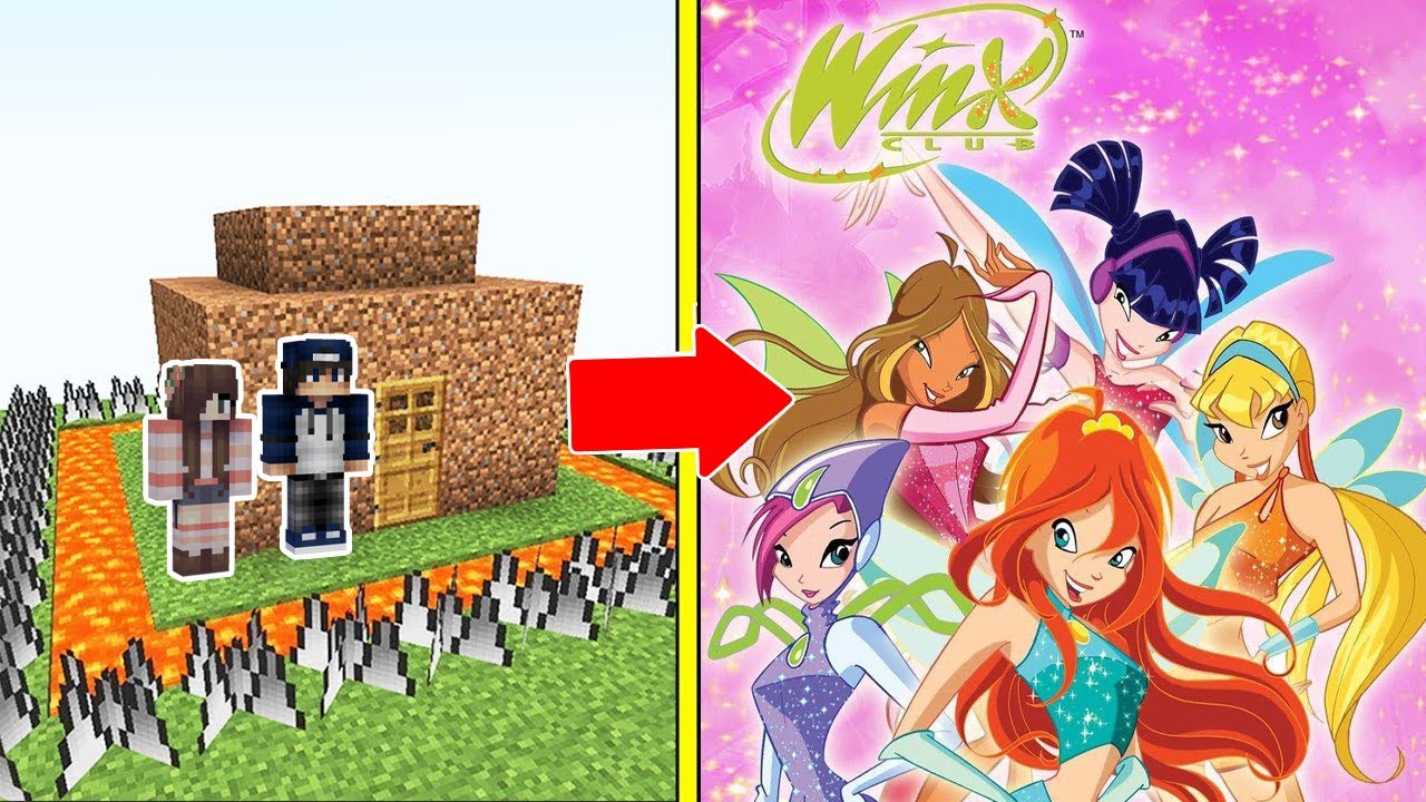 TIÊN NỮ WINX CLUB Tấn Công Nhà Được Bảo Vệ Bởi bqThanh và Ốc Trong Minecraft