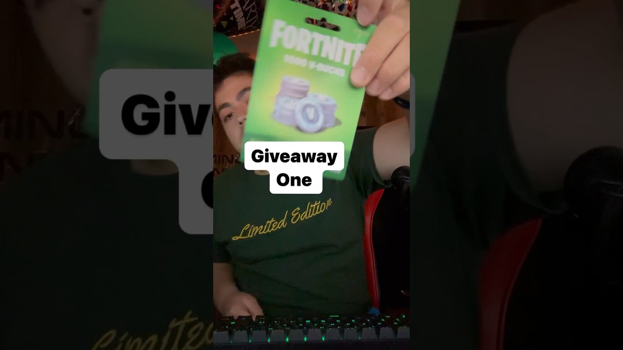 1,000 V-buck giveaway #vbucks #giveaway
