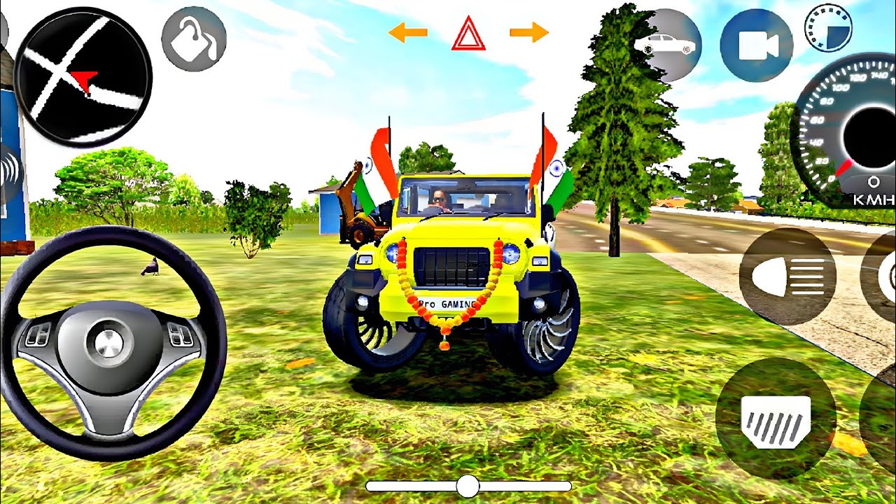 Dollar (Song) Modified Mahindra Yellow Thar👿 || Indian Cars Simulator 3D || Android Gameplay Part 15