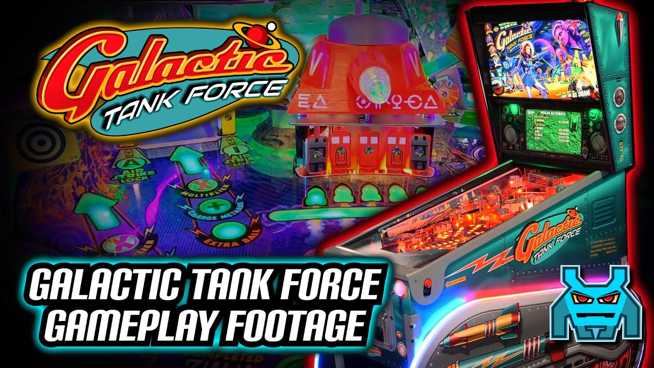 Galactic Tank Force Pinball - Gameplay Footage - New 2023