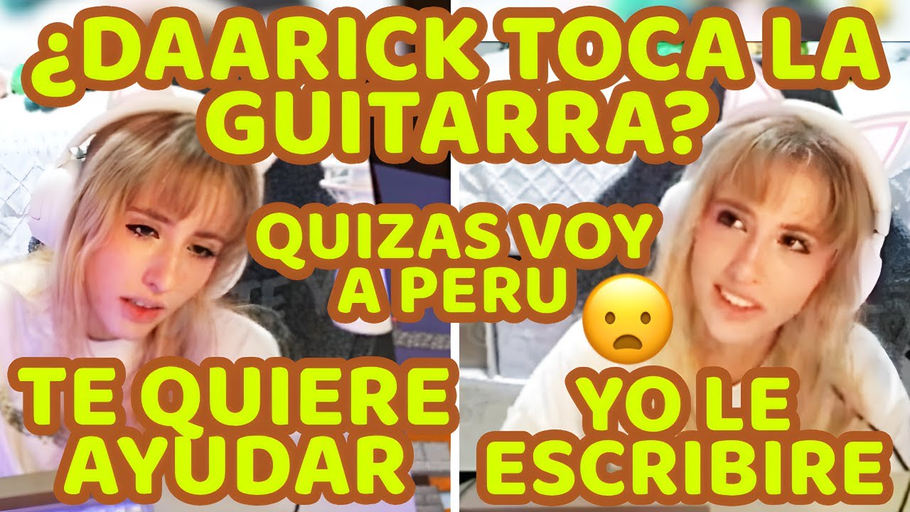 MEWDEW QUIERE APRENDER TOCAR GUITARRA, SE ENTERA QUE DAARICK TOCA GUITARRA, ESCRIBE A KICK POR KCIP