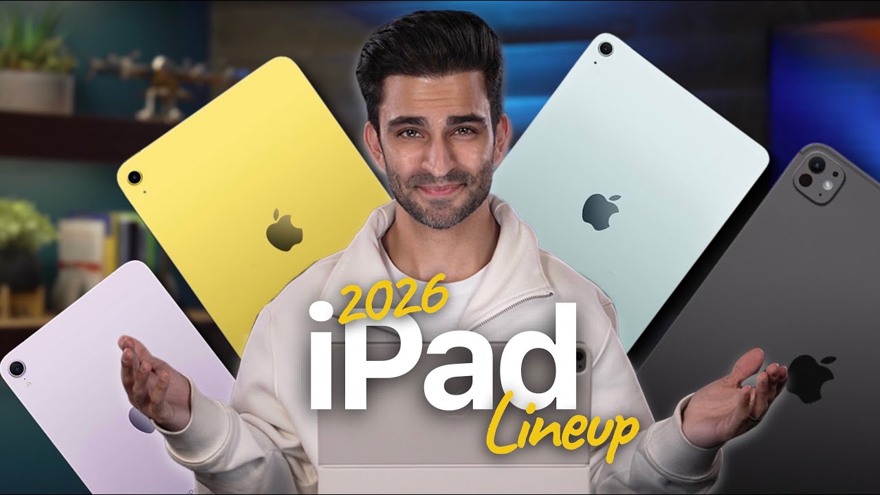 Линейка iPad от Apple на 2026 год — чего ожидать! | Pro, Air, Mini и 12-е поколение