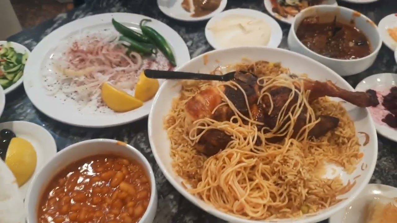 مطعم ليمونة ولمقبلات اكثر من تلاثين نوع ولطعم فشي خرافي