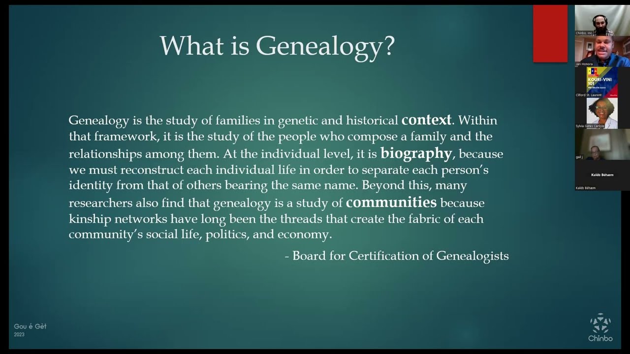 Gou &eacute; G&egrave;t 2023 &ndash; Strategies for the Lay Genealogist