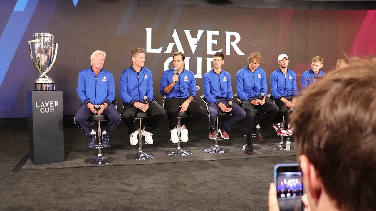 Team Europe's Press Conference in Advance of the 2018 Laver Cup in Chicago