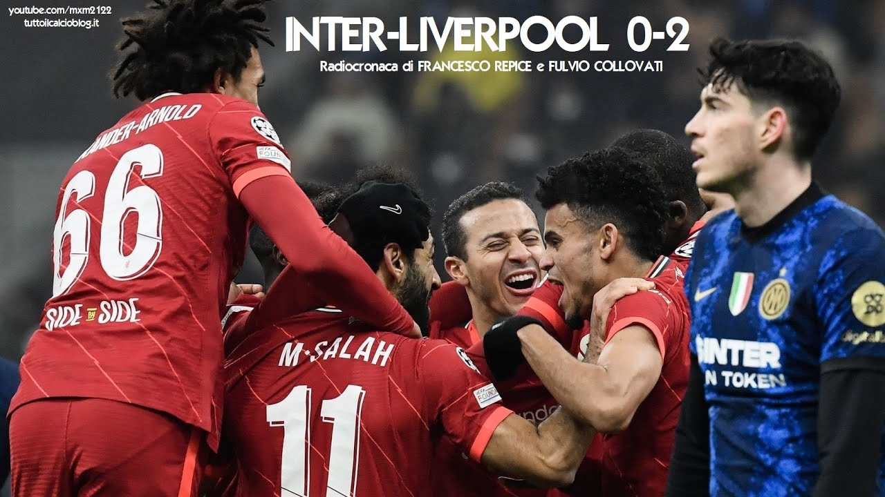 INTER-LIVERPOOL 0-2 - Radiocronaca di Francesco Repice e Fulvio Collovati (16/2/2022) Rai Radio 1