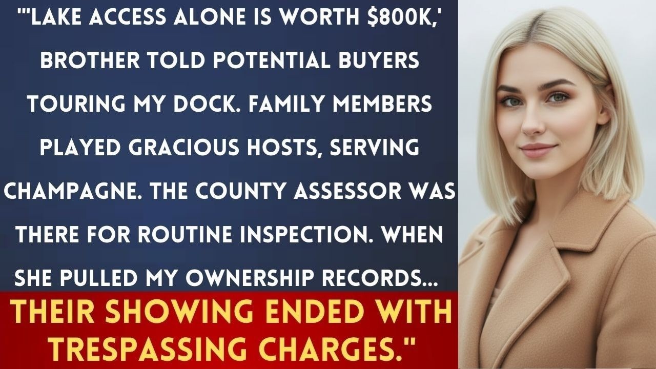 Брат привёл покупателей в свой дом на берегу озера, а затем налоговый инспектор узнал адрес.