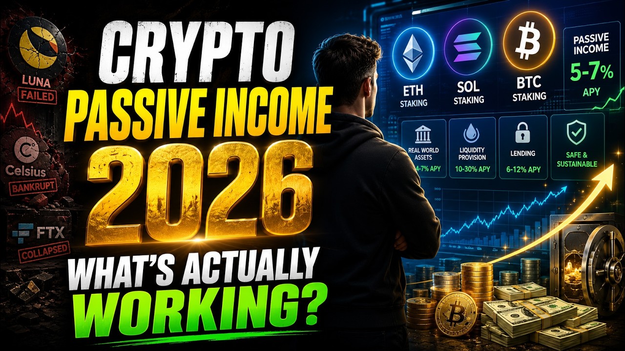 Crypto Passive Income in 2026 &mdash; What's Actually Working