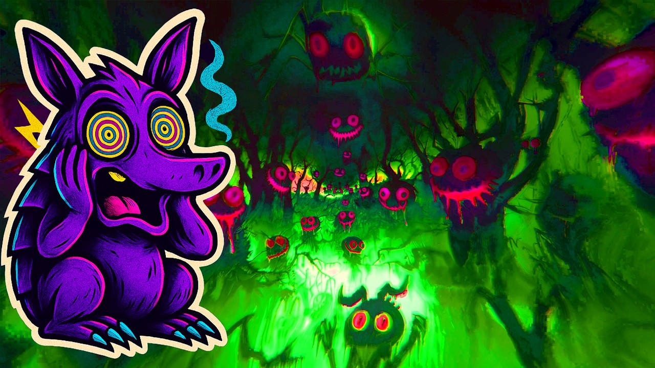 There Are CRAZY Shrooms in this Forest! 🍄 | Hypnotic 4K Animation to Watch While High