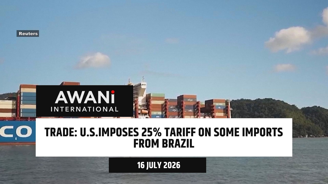 U.S. imposes 25% tariff on some imports from Brazil