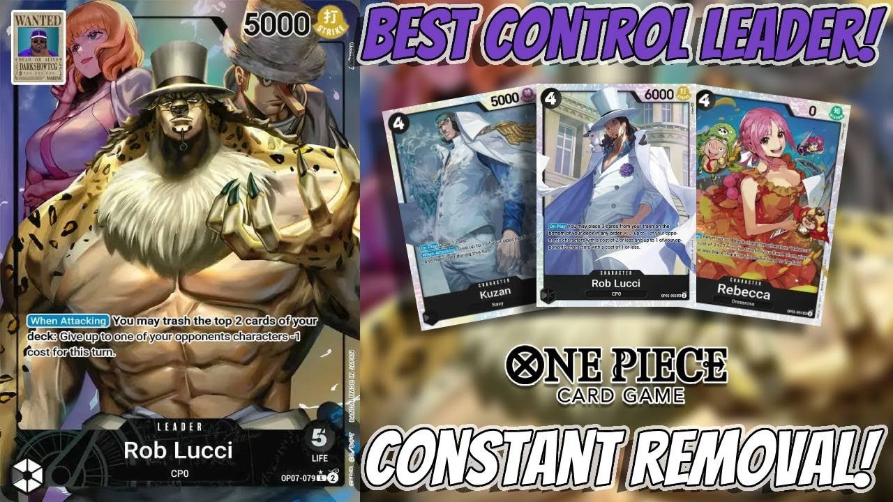 Rob Lucci Is a MENACE in EB02! | One Piece TCG Gameplay & Deck Guide