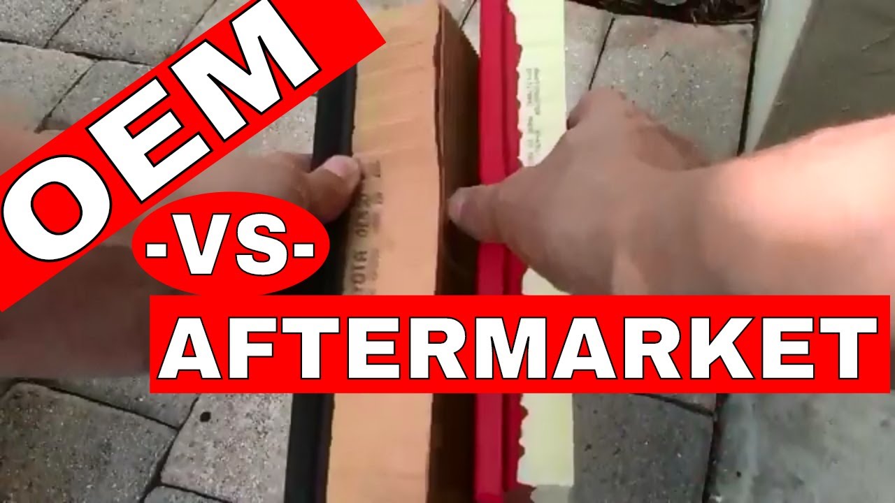 OEM vs Aftermarket-- Engine Air Filter Change-- Toyota Highlander