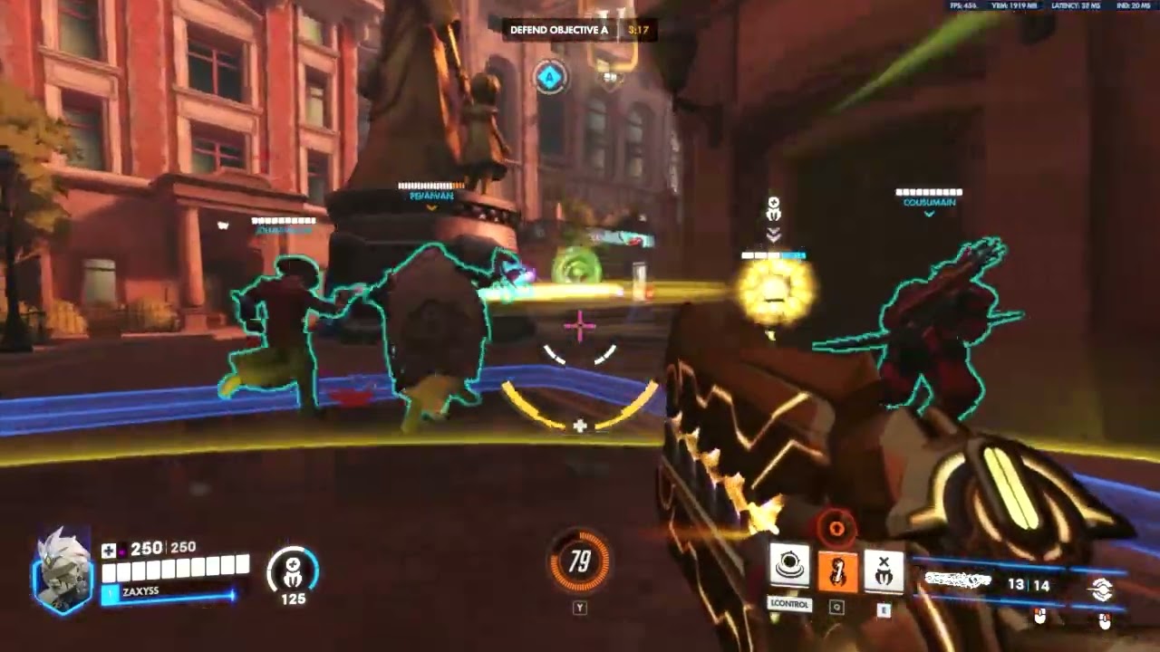 [Overwatch] ASUS ROG SWIFT PG27AQWP-W 720p@720hz Resolution testing