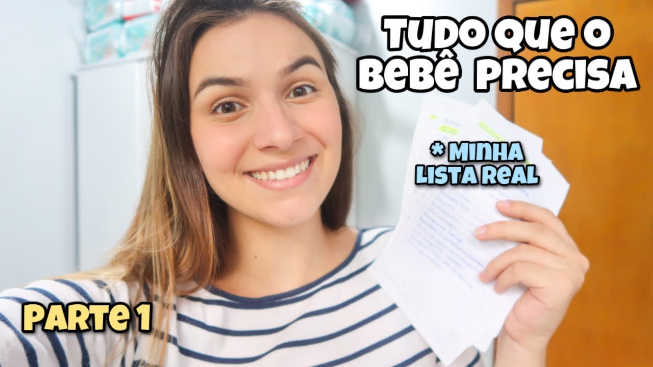 ENXOVAL COMPLETO COM QUANTIDADES - TUDO QUE O BEBÊ PRECISA
