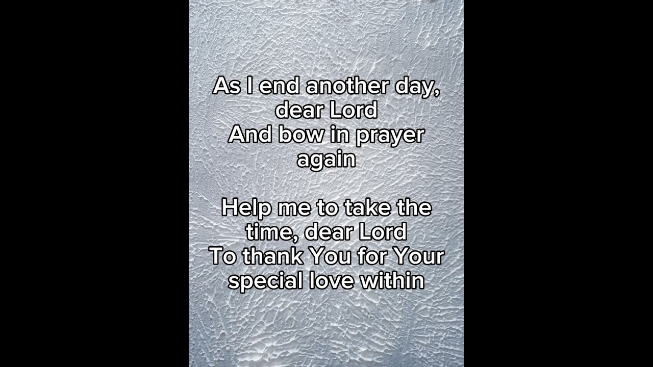 Let Love Begin With Me (Written by Diana S. Thompson)