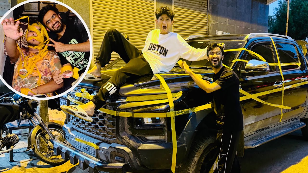 EXTREME DUCT TAPE PRANK ON MY FRIENDS 😱| GONE WRONG 🤬