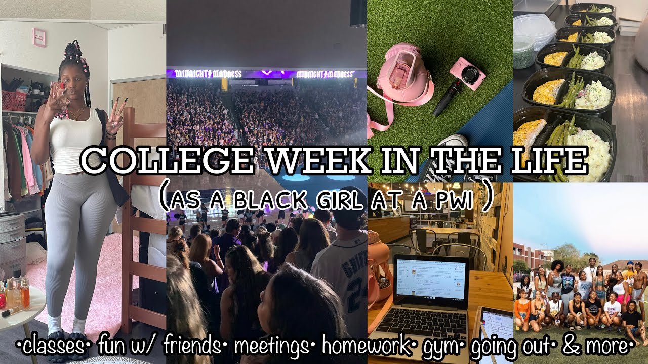 COLLEGE WEEK IN MY LIFE AS A BLACK GIRL AT A PWI @GCU (class, fun w/ friends, gym, outings & more!)